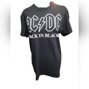 NWT AC/DC Black Graphic T-Shirt Small
